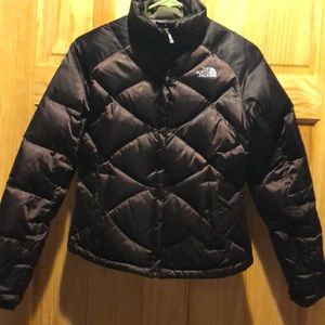 The north face jacket brown size extra small